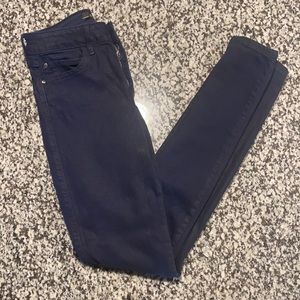 Navy Guess skinny jeans SZ 25